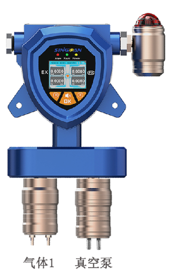 固定一體泵吸式甲基乙醛氣體傳感器探頭