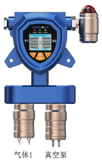 固定一體泵吸式甲苯氣體傳感器探頭